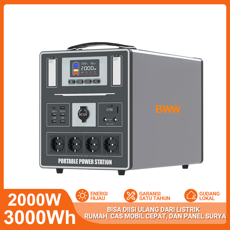 2000W/3000Wh Portable power station